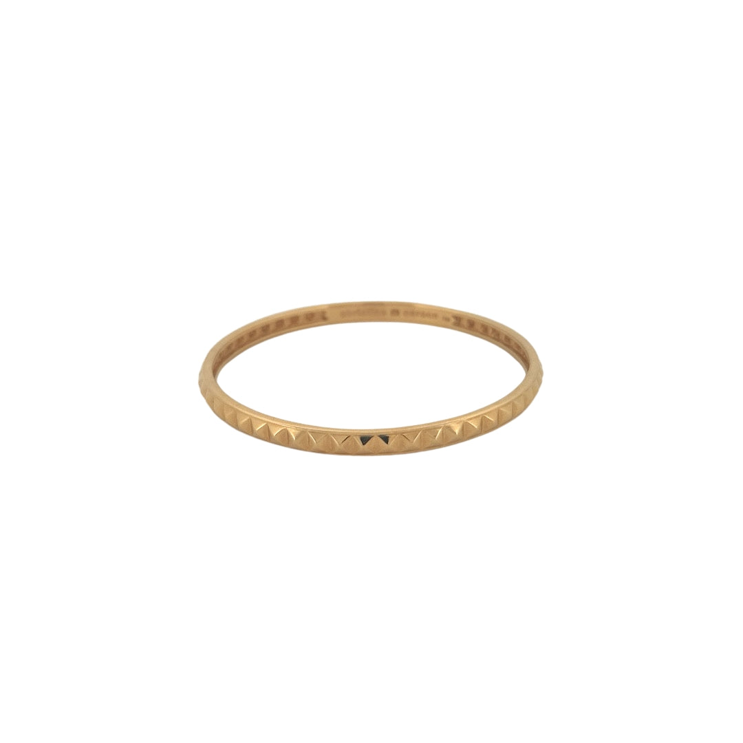 Round Stackable Pyramid Bangles