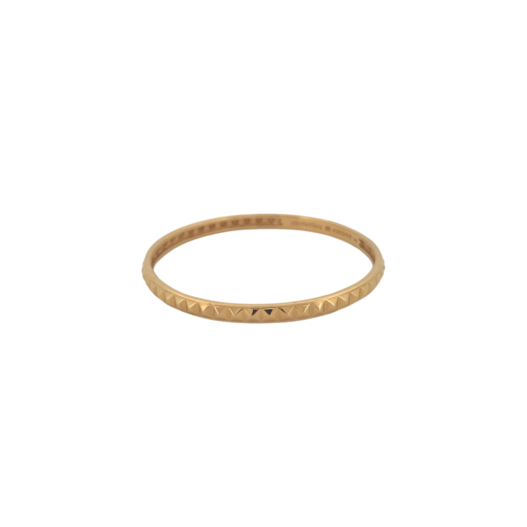 Round Stackable Pyramid Bangles