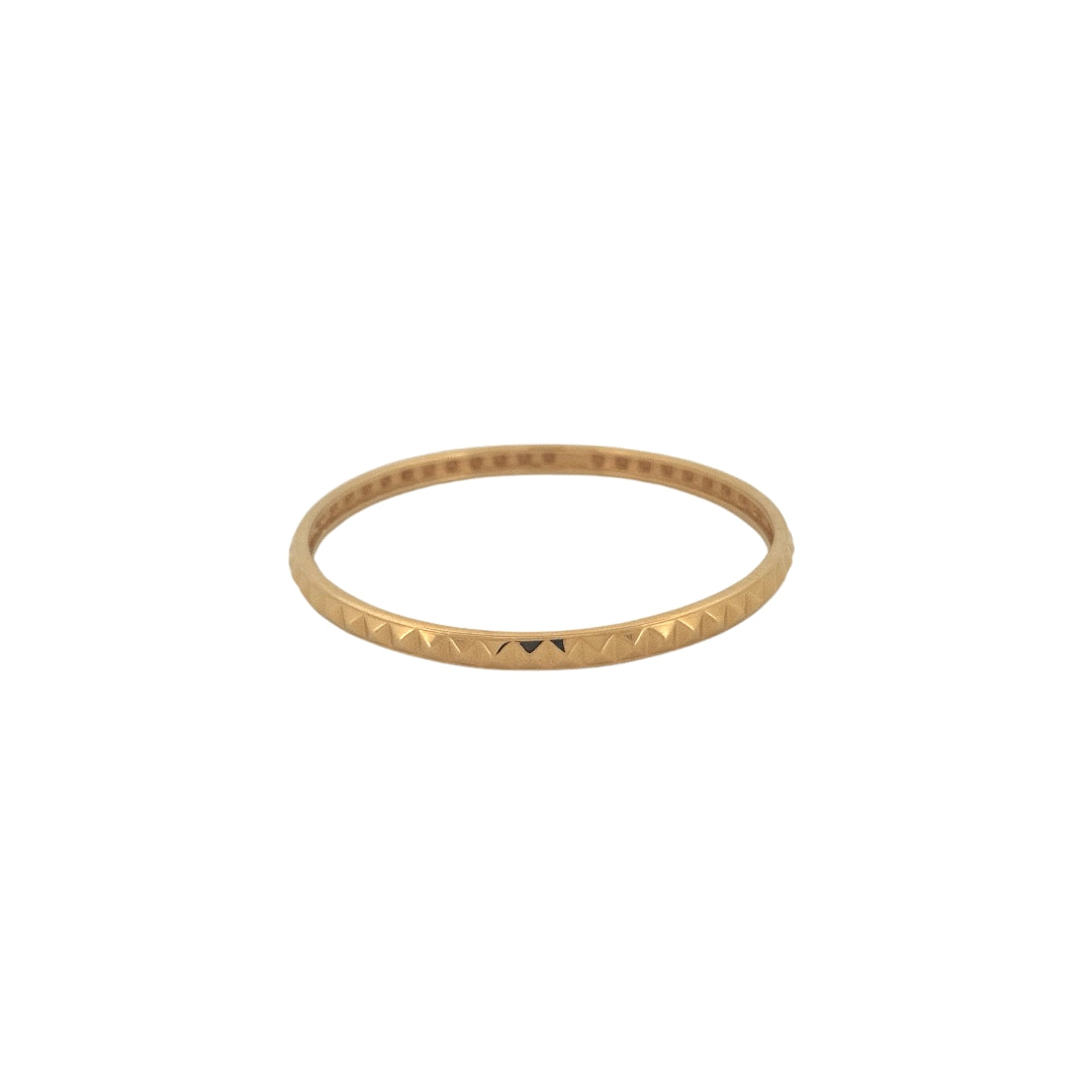 Round Stackable Pyramid Bangles