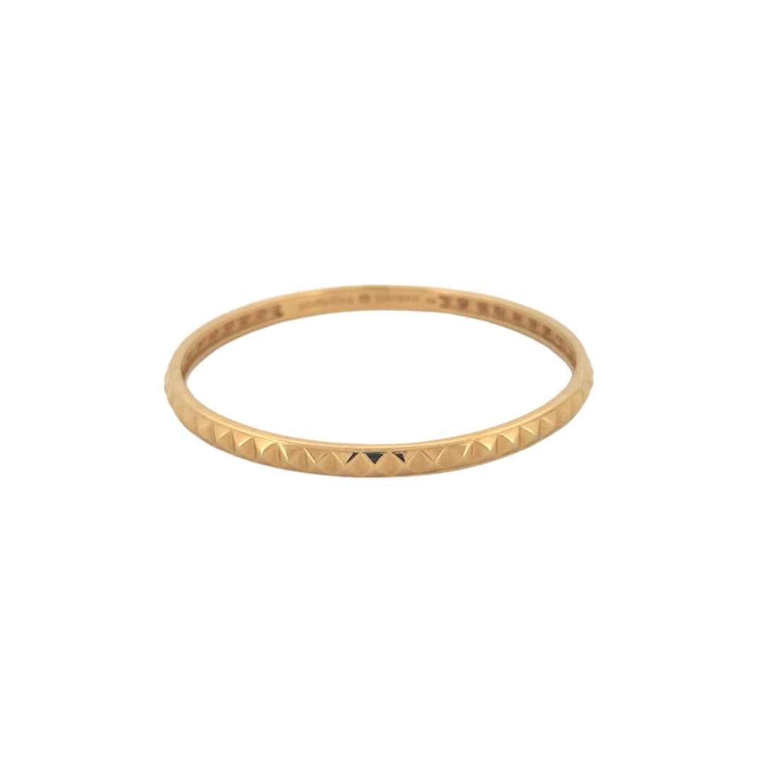 Round Stackable Pyramid Bangles