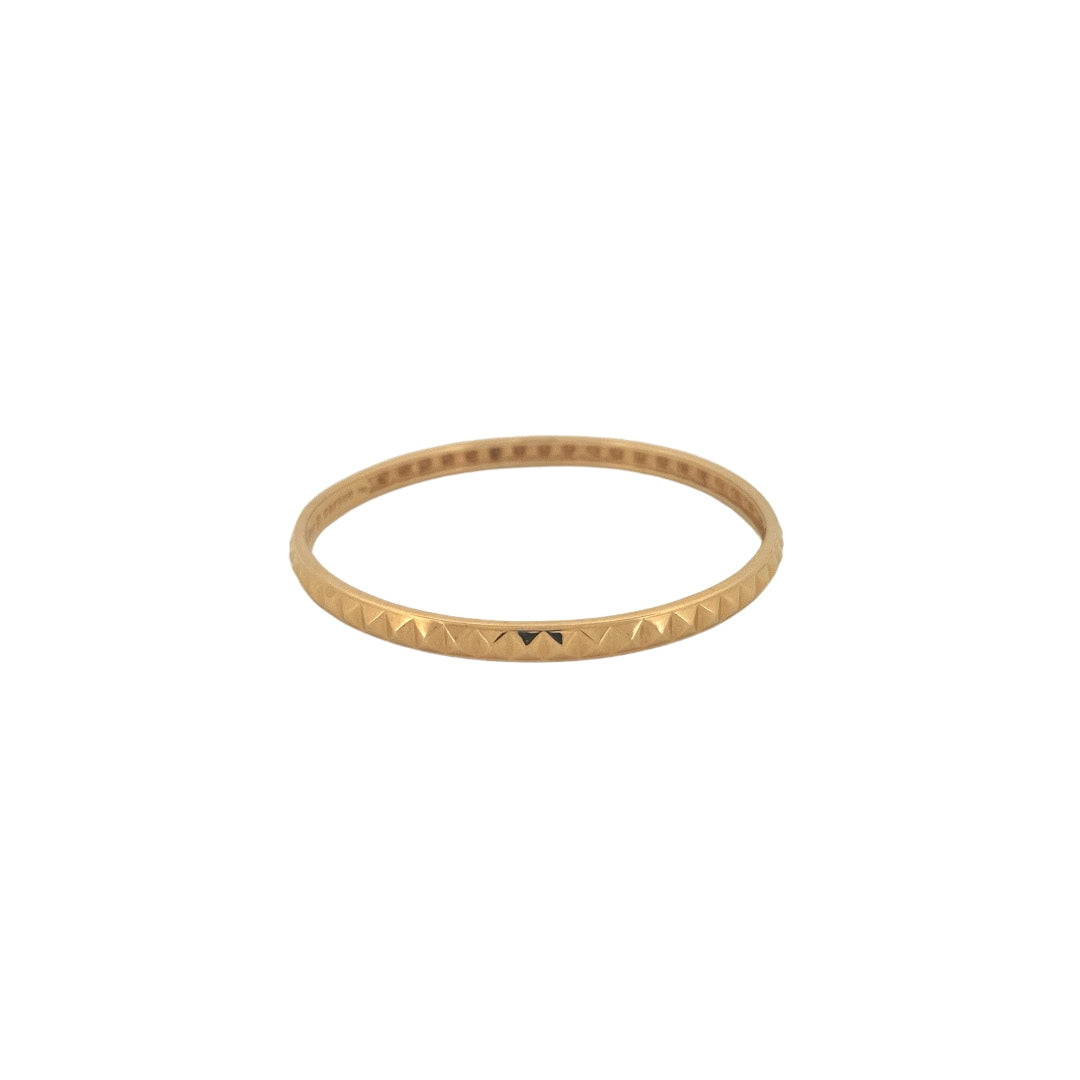 Round Stackable Pyramid Bangles