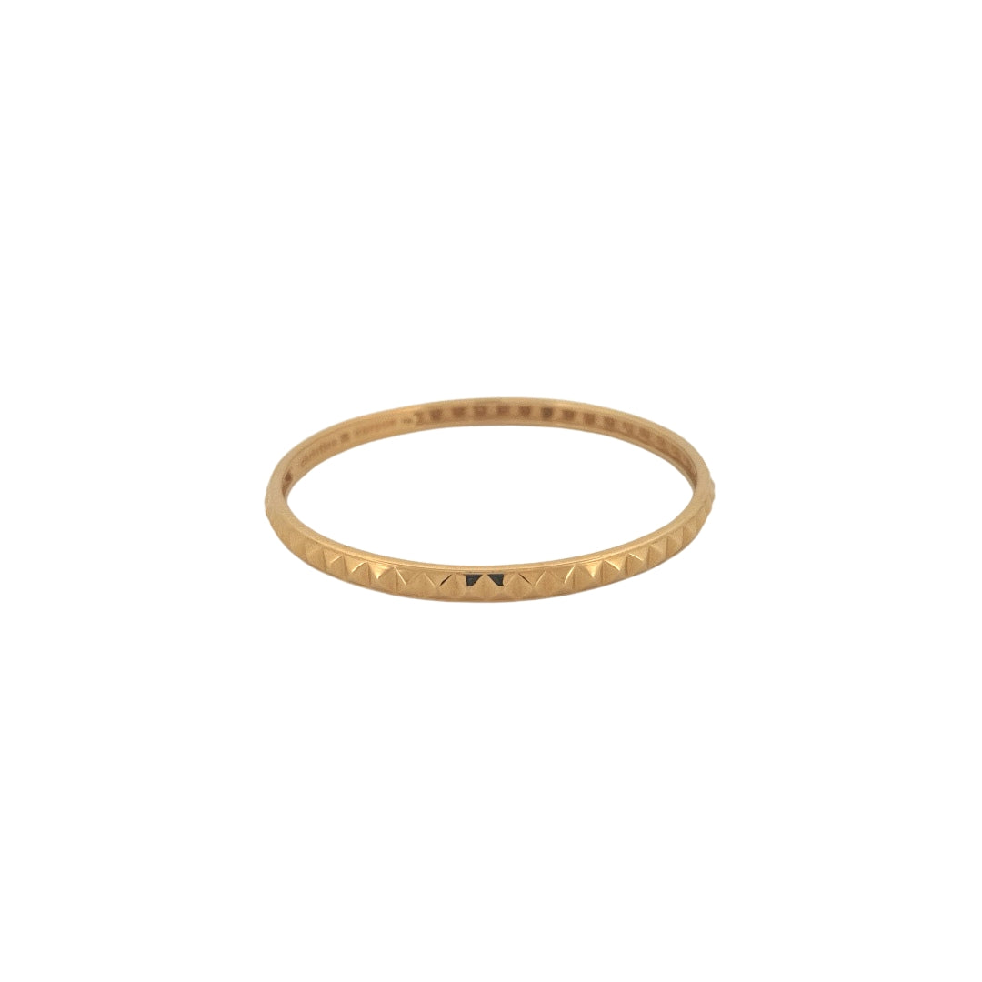 Round Stackable Pyramid Bangles