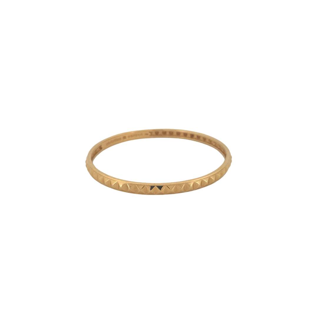 Round Stackable Pyramid Bangles