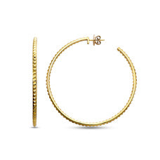 18k hoop earring