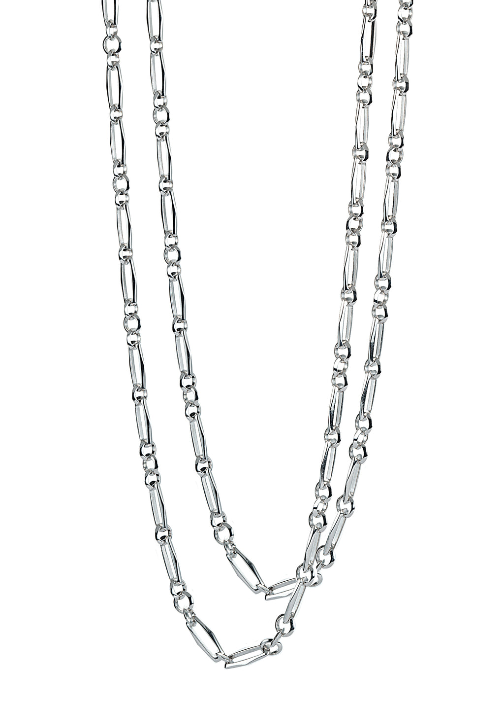 sterling silver figaro chain