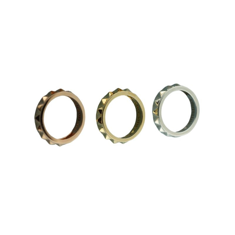 Round Stackable Pyramid Rings